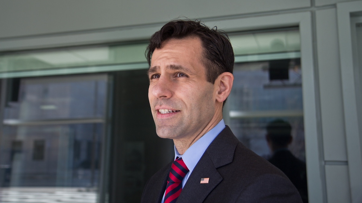 Joe Khan, who lost in his bid for the Democratic nomination for Philadelphia district attorney, is hoping he is selected to lead the office for six months (Kimberly Paynter/WHYY, file) 