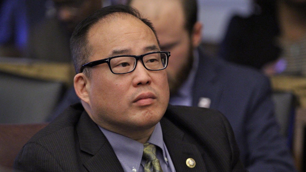  Philadelphia City Councilman David Oh. (Emma Lee/WHYY) 
