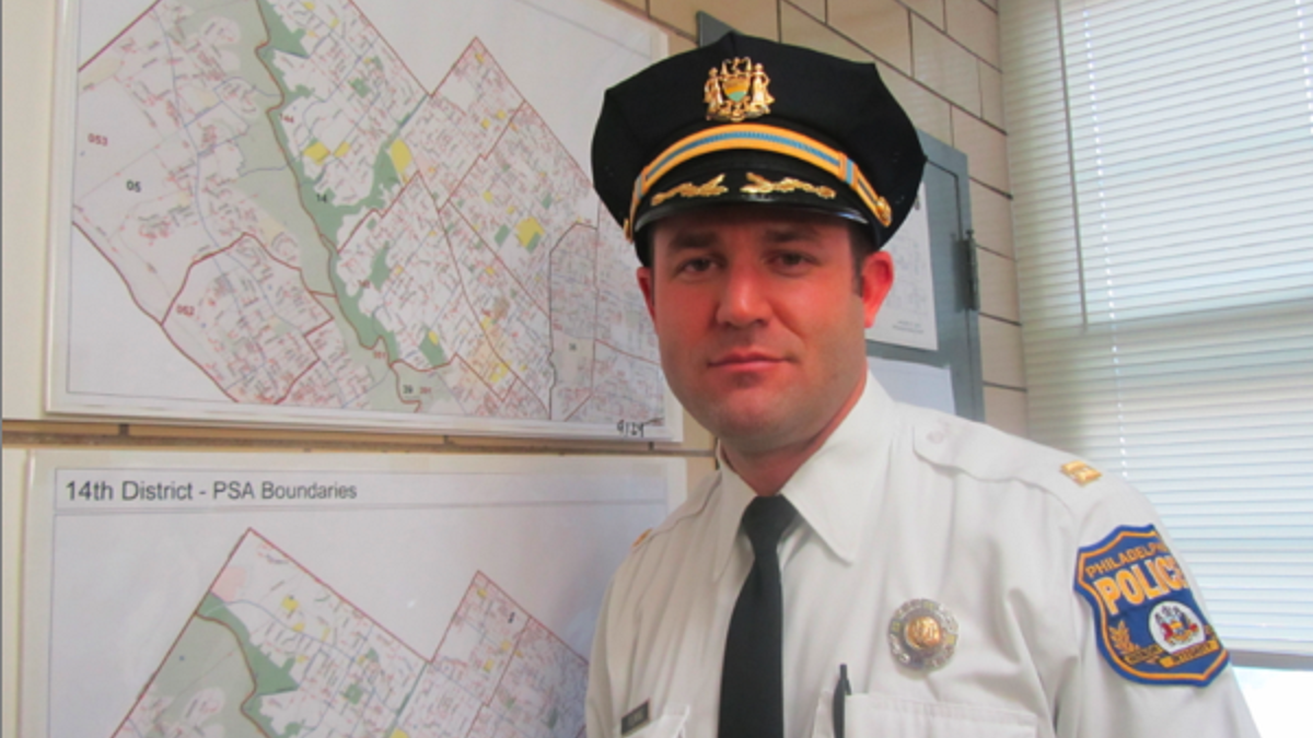  Capt. John Fleming of the 14th Police District says 