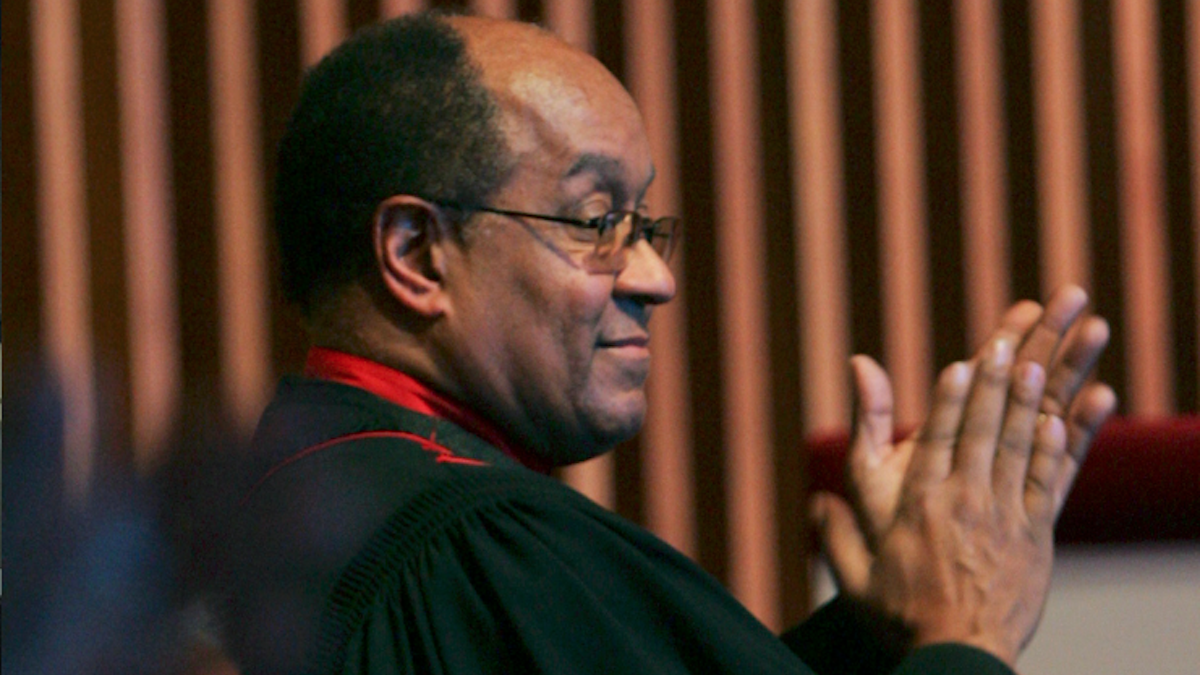  Bill Gray, shown here in 2007 at Bright Hope Baptist Church, managed to become a power on Capitol Hill and become an even more influential power broker at home. (AP Photo/Rusty Kennedy, File) 