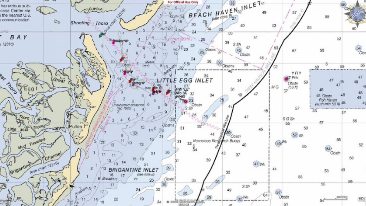  NOAA map.  