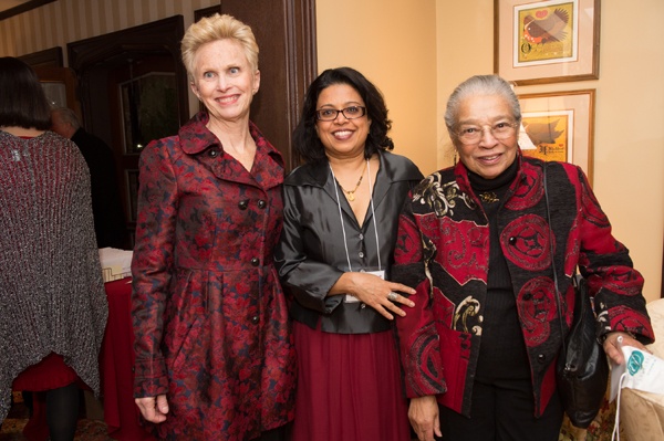 <p><p>Valentine's Day party hostess Randi Marrazzo (left) with Rena D’Alessandro and Barbara Harris (Photo courtesy of Daniel Burke Photography)</p></p>
