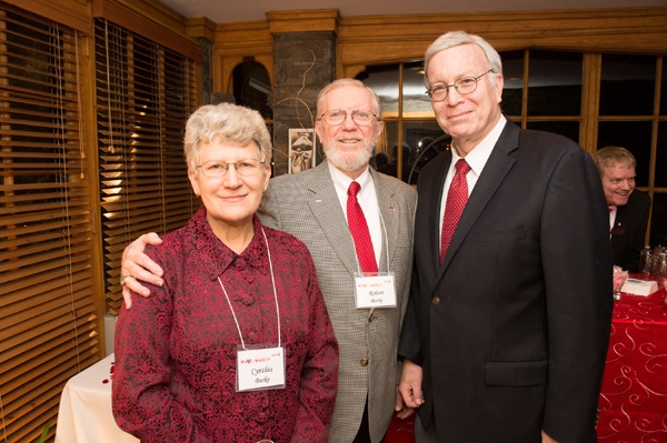 <p><p>Cynthia Burke and Bob Burke (left) with WHYY Producer Ed Cunningham (Photo courtesy of Daniel Burke Photography)</p></p>
