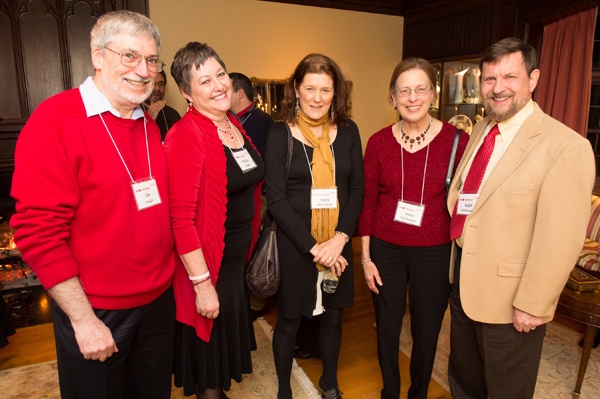 <p><p>Tim and Melinda Fender (left), Marty Moss-Coane, host of WHYY's Radio Times, and Dana and Ralph Haltiwanger (Photo courtesy of Daniel Burke Photography)</p></p>
