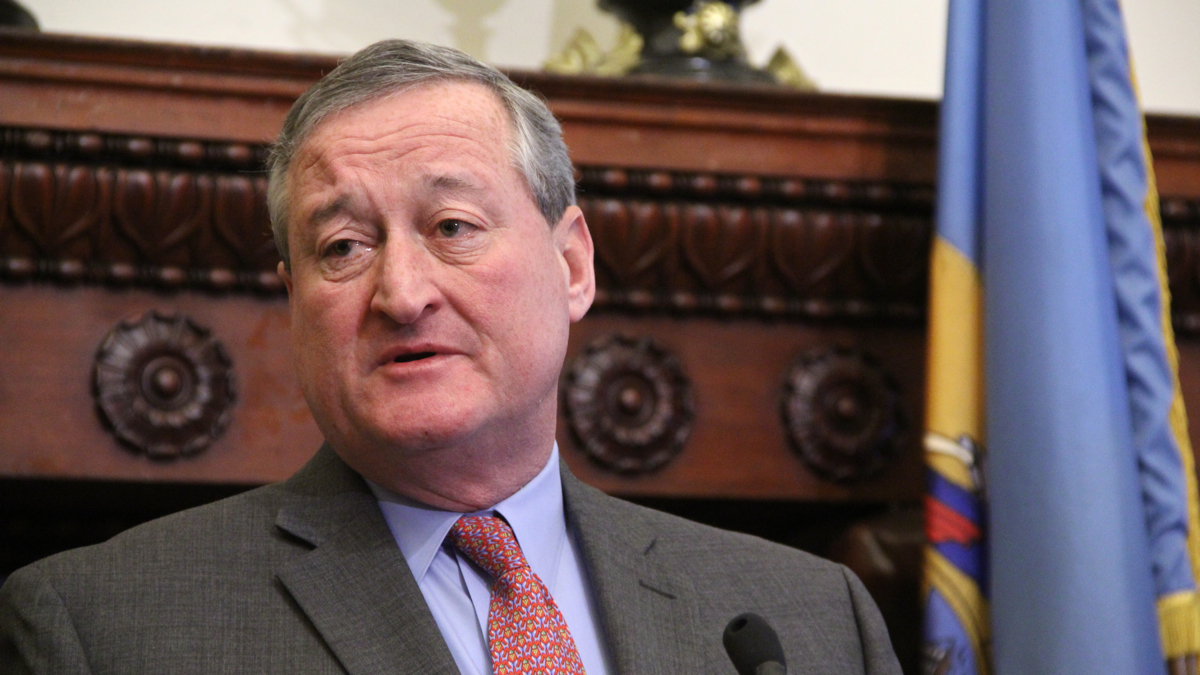 Philadelphia Mayor Jim Kenney. (Emma Lee/WHYY) 