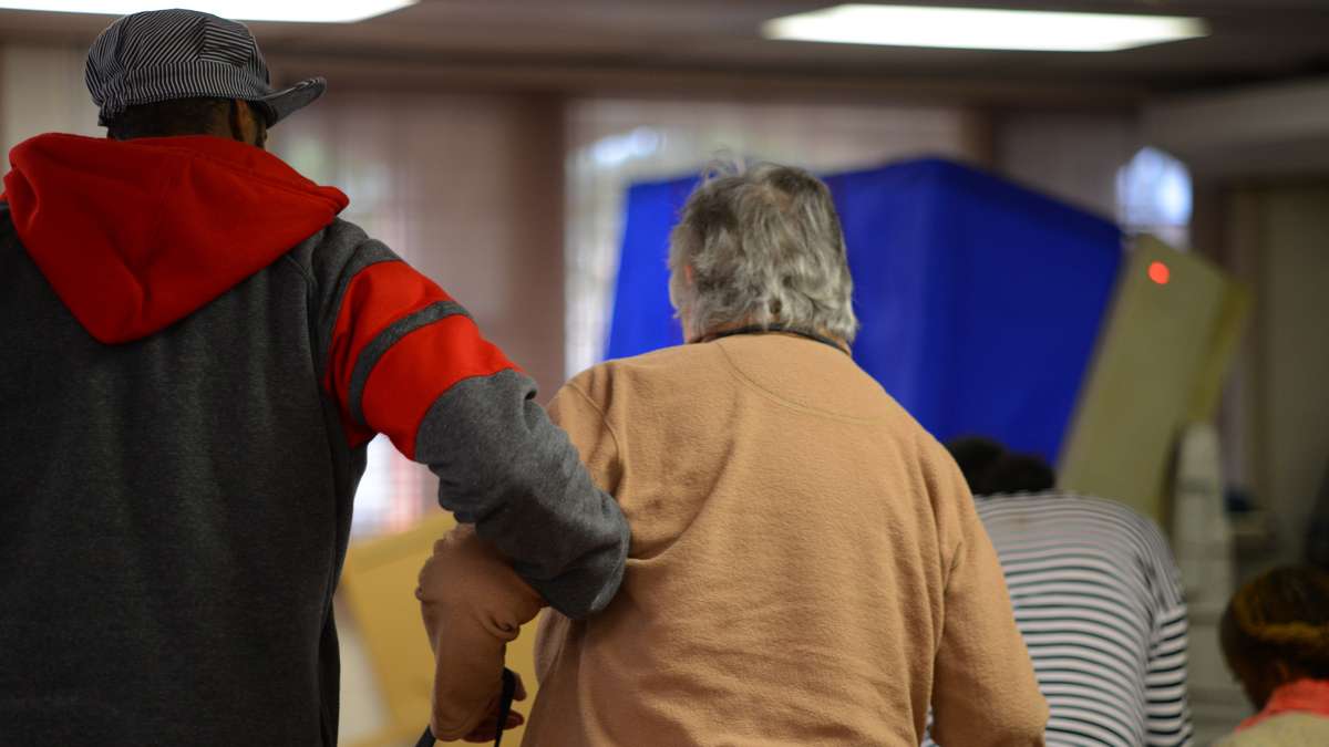 Scenes at the polling places as people cast their votes during the General Elections. (Bas Slabbers/for NewsWorks)