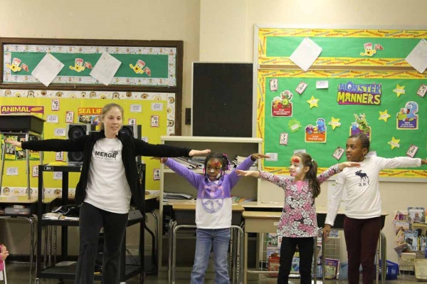 <p><p>Merge Dance Studio provided lessons for little ones (Photo courtesy of FOMS). </p></p>
