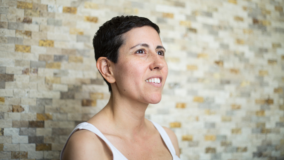  Rachell at the Mikvah Chaim in Washington, D.C. (Lauren Murphy for Narratively) 