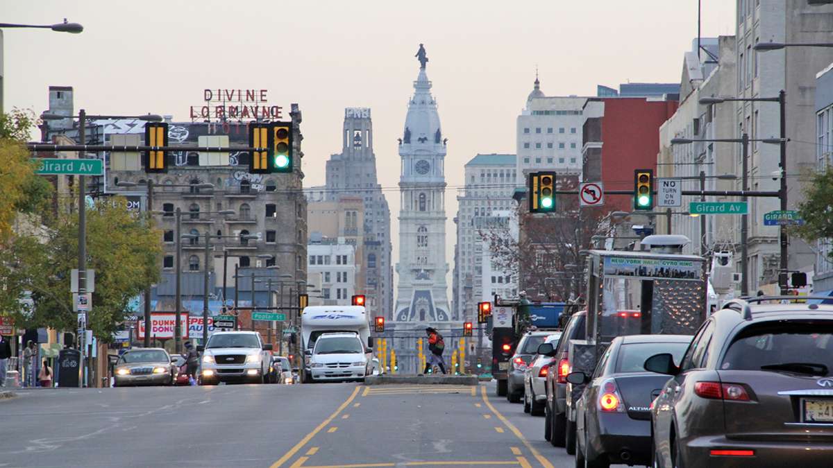 North Broad Street in Center City (