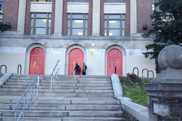 <p><p>Students from Roosevelt Middle School would be transitioned to Leeds. (Yasmein James/for NewsWorks)</p></p>
