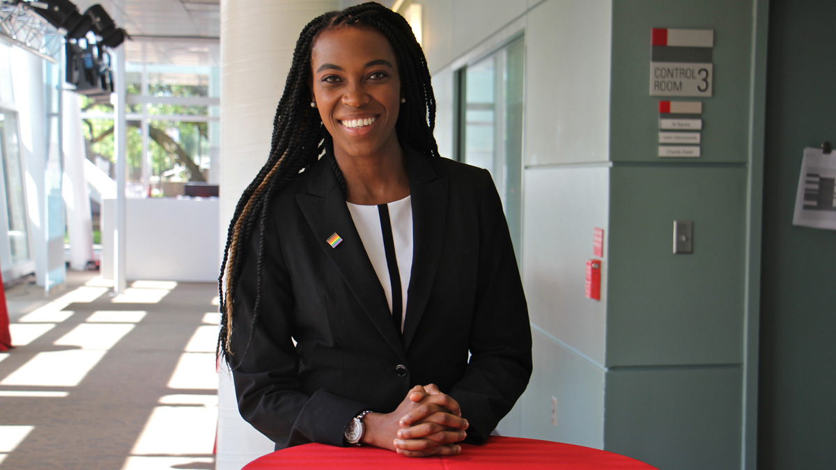  Amber Hikes is the executive director of Philadelphia's Office of LGBT Affairs. (Emma Lee/WHYY) 