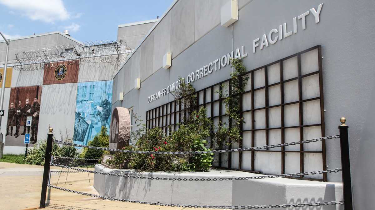  The Curran-Fromhold Correctional Facility on State Road in Philadelphia (Kimberly Paynter/WHYY)  