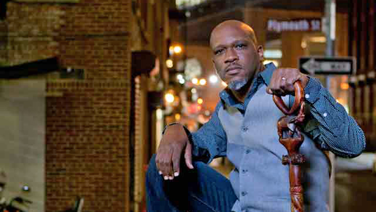  Pianist Orrin Evans, curator of the Philadelphia Jazz Festival.(Photo by John Abbott) 