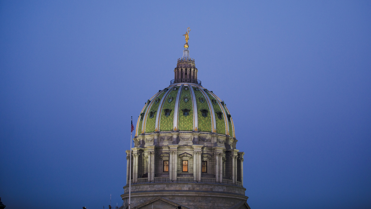 The Pennsylvania Capitol building at the state Capitol in Harrisburg, Pa. (AP Photo/Matt Rourke) 