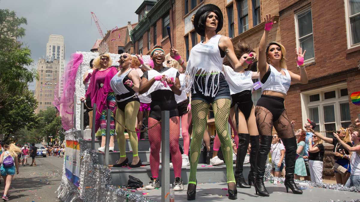 Dancers from Tabu perform during the 2017 Philadelphia Pride Parade, Sunday, June 18, 2017.