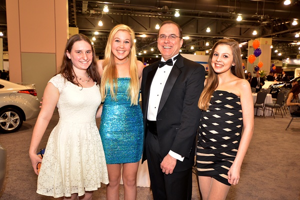 <p><p>Elli Rand (left), Ava Longacre, Dr. David Piccoli, Chief of the Division of Gastroenterology, Hepatology and Nutrition at the Children’s Hospital of Philadelphia, and Mya Longacre  (Photo courtesy of Marc Barag, MB Commercial Photography)</p></p>
