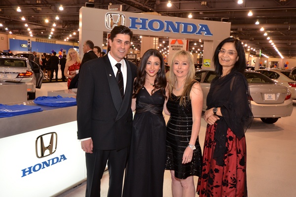 <p><p>Co-chairs of the Black Tie Tailgate, Scott Lustgarten (left) and his wife Suzi, with their daughter Sara, and Dr. Ritu Verma, Gastroenterologist at the Children’s Hospital of Philadelphia (Photo courtesy of Marc Barag, MB Commercial Photography)</p></p>
