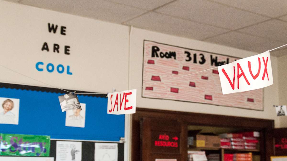 An artist from Germantown photographed the final days at Vaux High School. (Courtesy of Tieshka K. Smith)