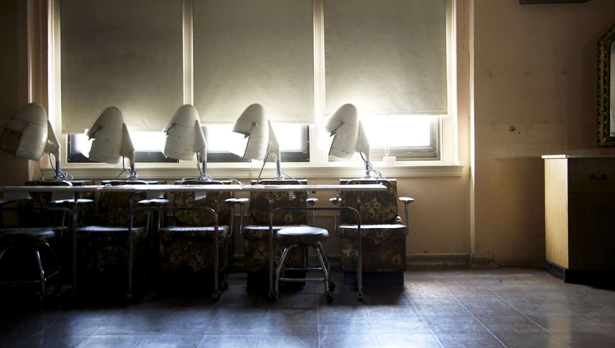 A view inside Edward W. Bok Technical High School, which closed in June. (Photo courtesy of Katrina Ohstrom)