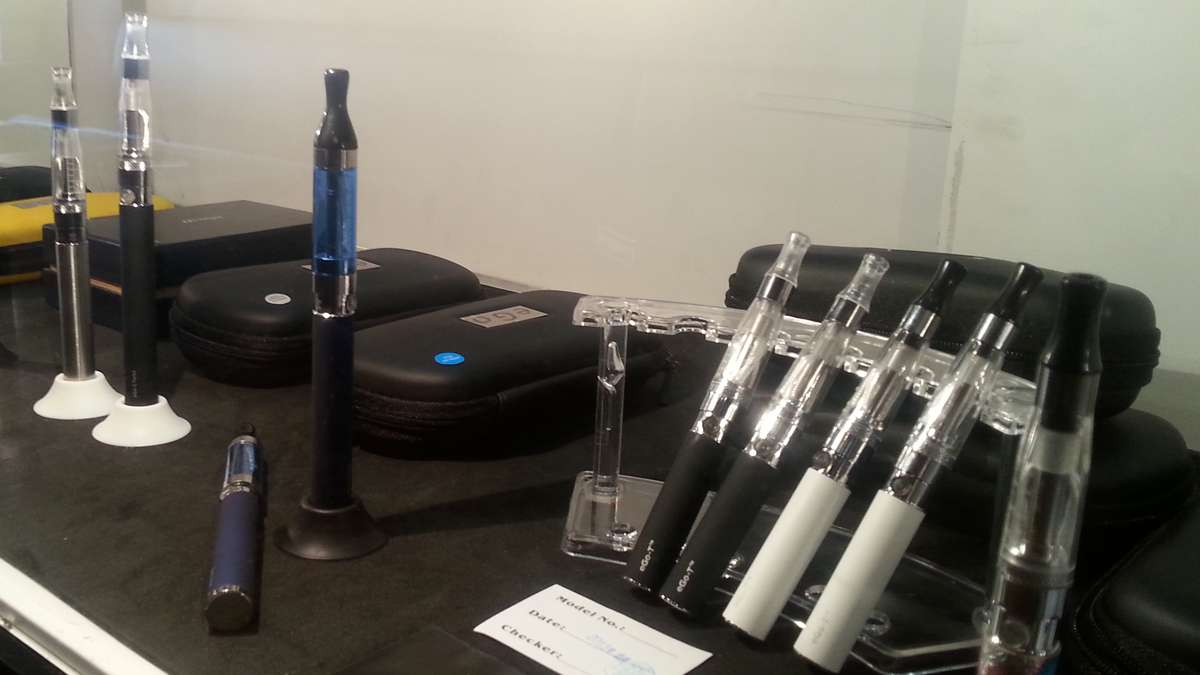 Love Vape sells starter kits for these tobacco-less devices that are about the size or slightly bigger than regular cigarettes (Photo courtesy of Love Vape)