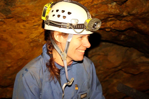 Hazel Barton is a cave microbiologist from Northern Kentucky University