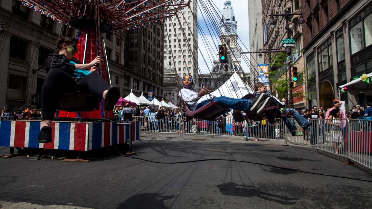 The PIFA Street Fair included a carnival atmosphere including face painting and rides.