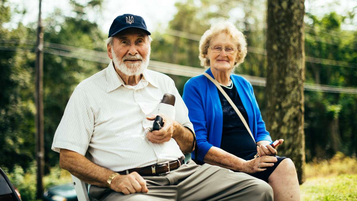 Frank and Fern Fisanich traveled from the Holy Family Church in Washington D.C. to take part in the Pilgrimage.