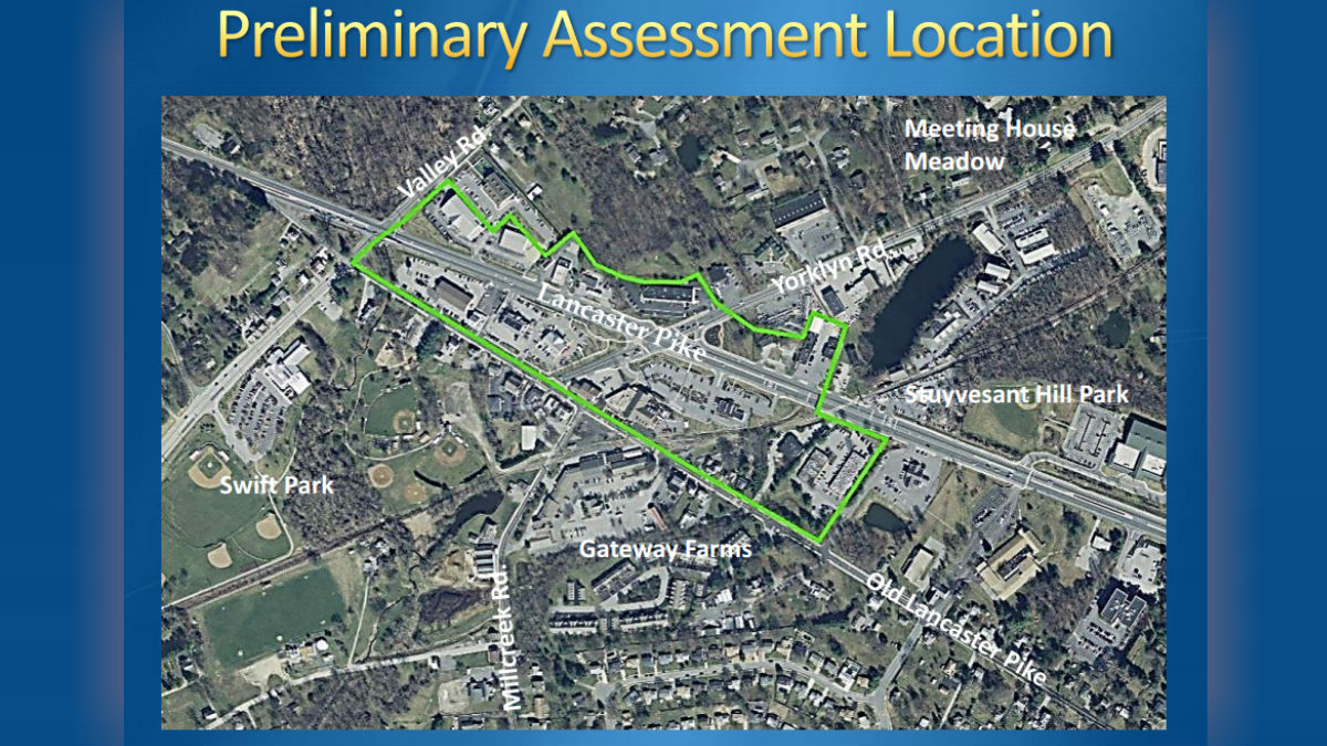  This map shows the area impacted by water contamination in nothern Delaware. (DNREC photo) 