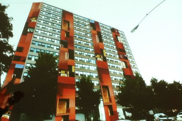 <p><p>Rendering of what a rehabbed Queen Lane Apartments tower would look like. (Amy Z. Quinn/for NewsWorks)</p></p>
