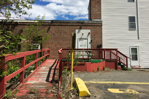 A since closed down massage parlor, north of downtown Providence, that operated when prostituiton was decriminalized in the state.