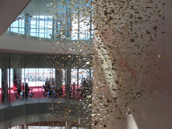 <p><p>The Revel casino-hotel stands 47 stories tall. (Phil Gregory/WHYY)</p></p>
