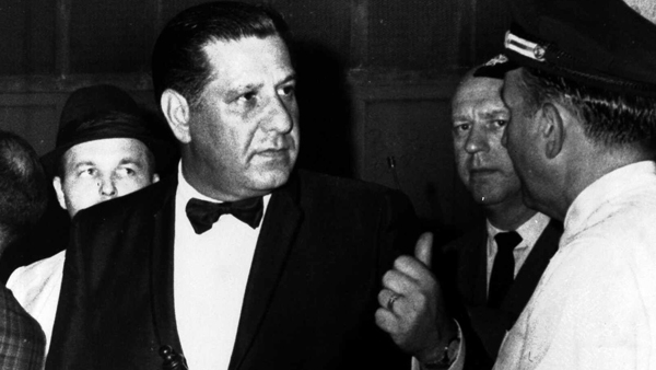  Frank Rizzo was seen with a nightstick tucked into his cummerbund as he directed police officers in Philadelphia, in this June 13, 1969 photo. (AP Photo) 