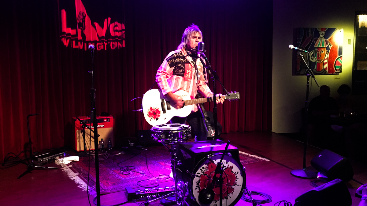  Welsh musician Mike Peters. (Elana Gordon/WHYY) 