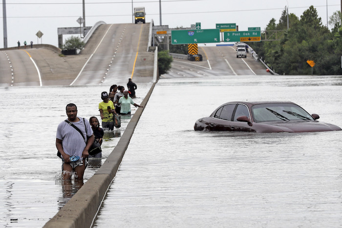evacuees from Hurricane Harvey