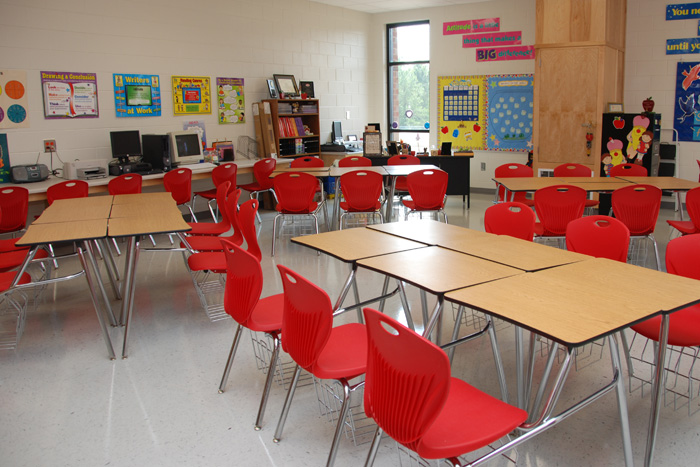 Empty classroom