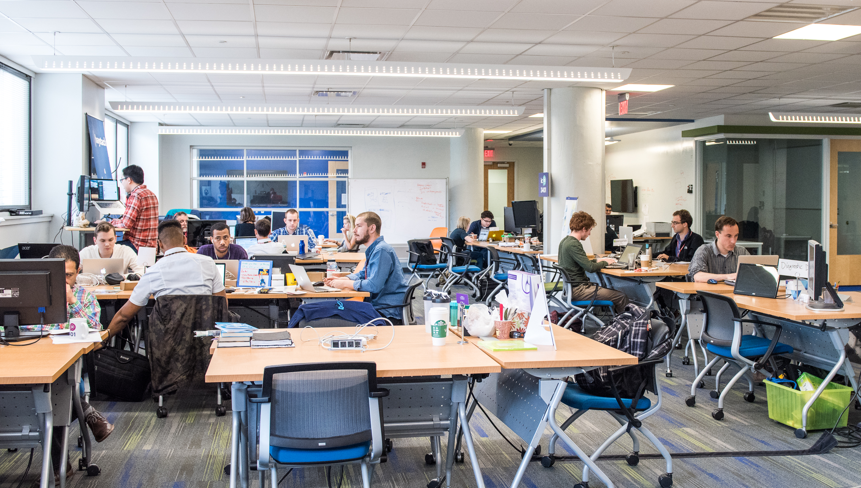 A collaborative workspace at the University City Science Center