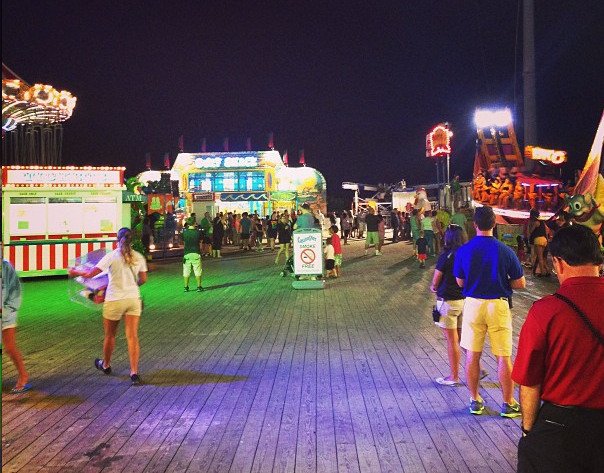 Casino Pier in Seaside Heights. (Photo: jusdecs via Instagram) 