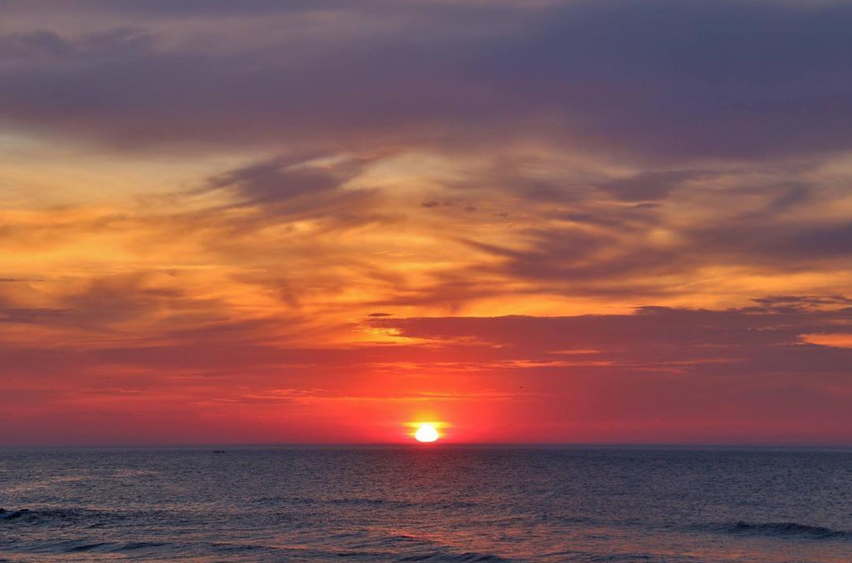  Today's sunrise in Belmar by @belmaratsunrise as tagged #JSHN on Instagram.  