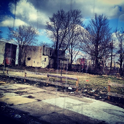 <p><p>The experience is visibly different on this side of the Schuylkill River in parts of Southwest Philadelphia. (Emma Fried-Cassorla/Philly Love Notes)</p></p>
