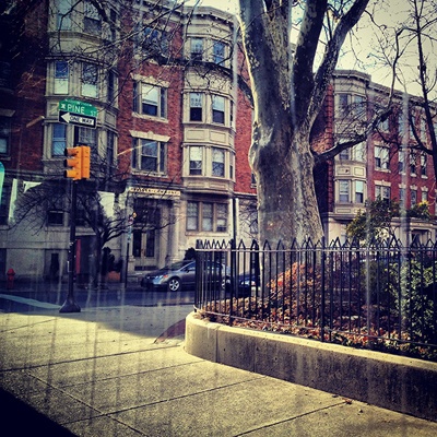 <p><p>Joel Mathis boards the No. 12 in the Fitler Square neighborhood of Philadelphia. (Emma Fried-Cassorla/Philly Love Notes)</p></p>
