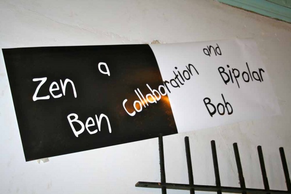 <p><p>C. Robert Furniture Concepts owner Bob Cronan opened a pop-up store on Main Street with craftsman friend Ben Hartshorn. Cronan calls himself "Bipolar Bob" as a talking point after being diagnosed with the disorder in 1997. (Lane Blackmer/for NewsWorks)</p></p>
