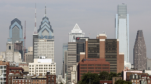  Retailers move to quiet protests they say scare away customers outside of Liberty One, the second building from the left. (Tom Mihalek/AP Photo, file) 