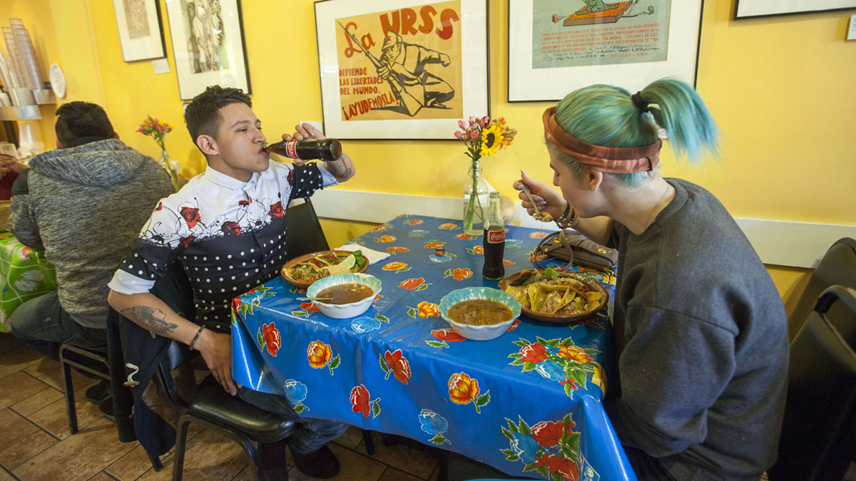  South Philly Barbacoa restaurant is featured in the latest episode of Grapple: Immigration, the Rust Belt and the Rise of Donald Trump. (Jessica Kourkounis/For Keystone Crossroads) 