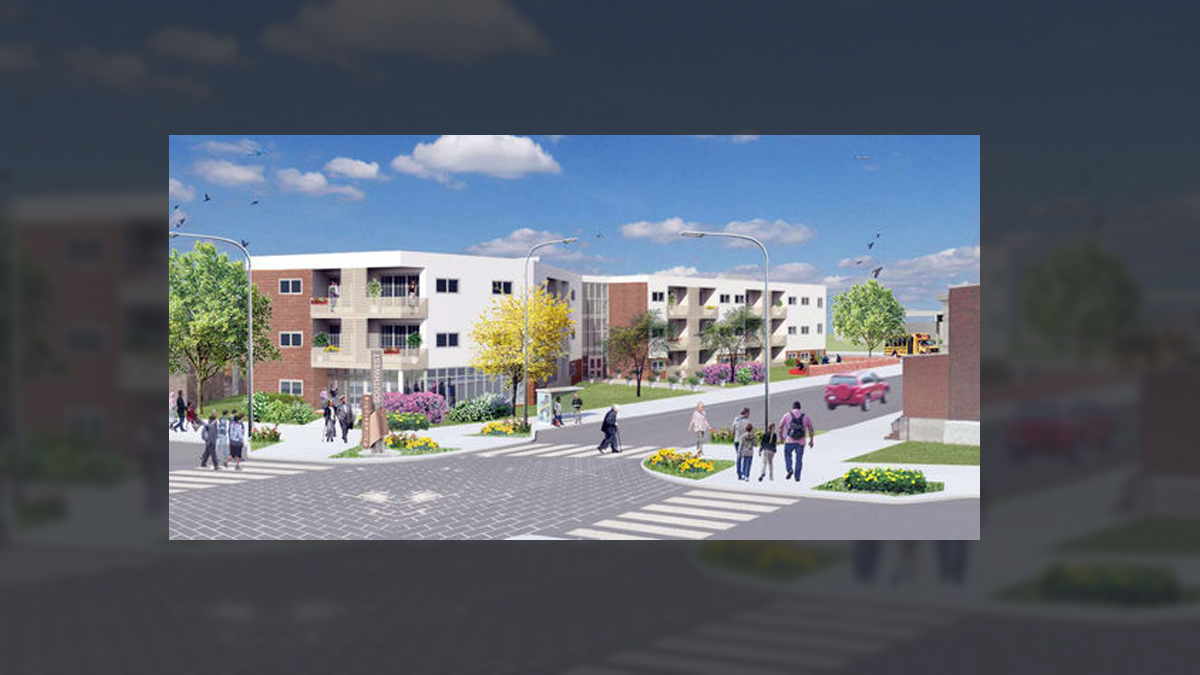  Southwest Gateway Housing conceptual design (image via Community Design Collaborative) 