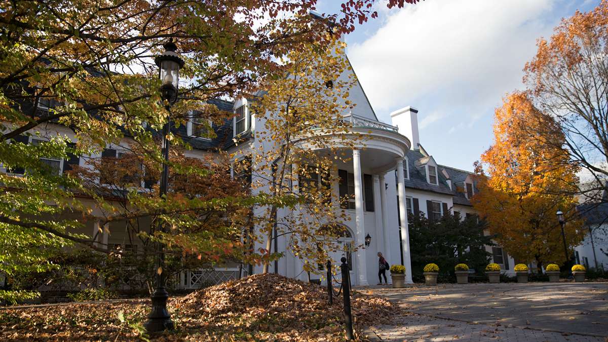 The Nittany Lion Inn was built in 1931 and is one of two hotels located on campus. (Lindsay Lazarski/WHYY)