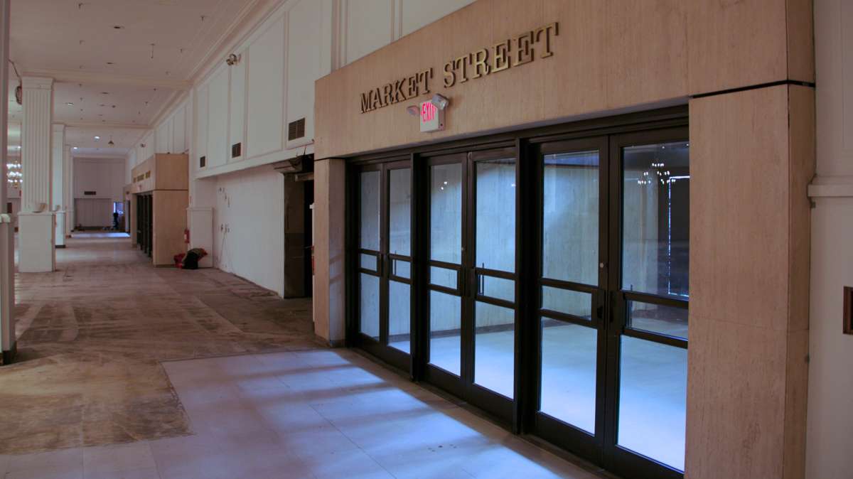 The Franklin Flea will open on an underused stretch of Market Street in Center City, inside the ground floor of the old Strawbridge & Clothier department store (Nathaniel Hamilton/for Newsworks)
