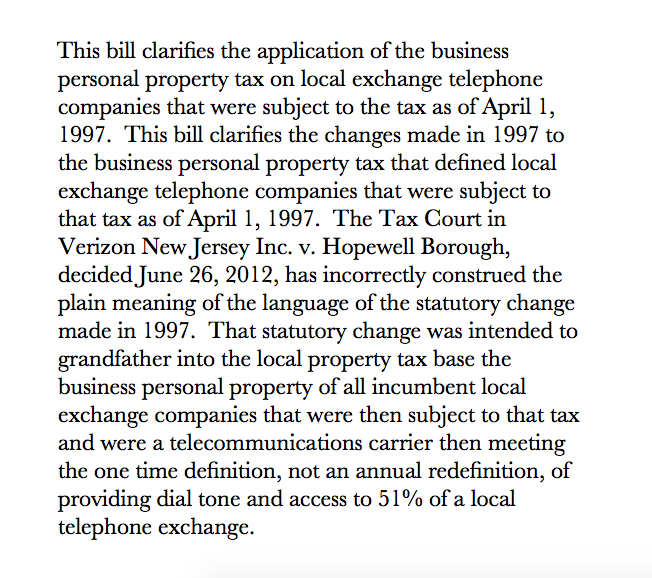 this bill clarifies