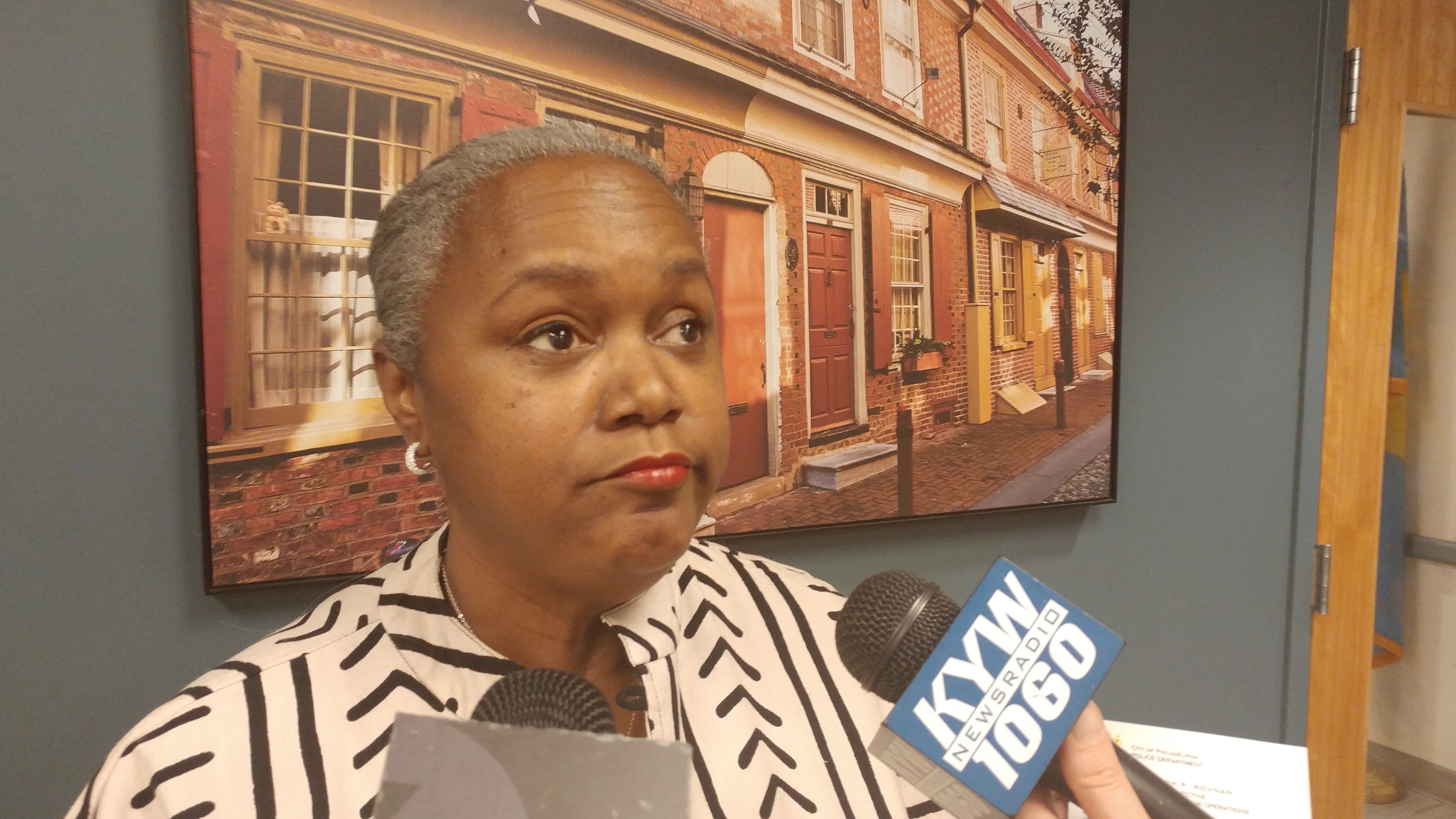  Clarena Tolson, executive director of the Philadelphia Parking Authority, says (Tom MacDonald/WHYY) 