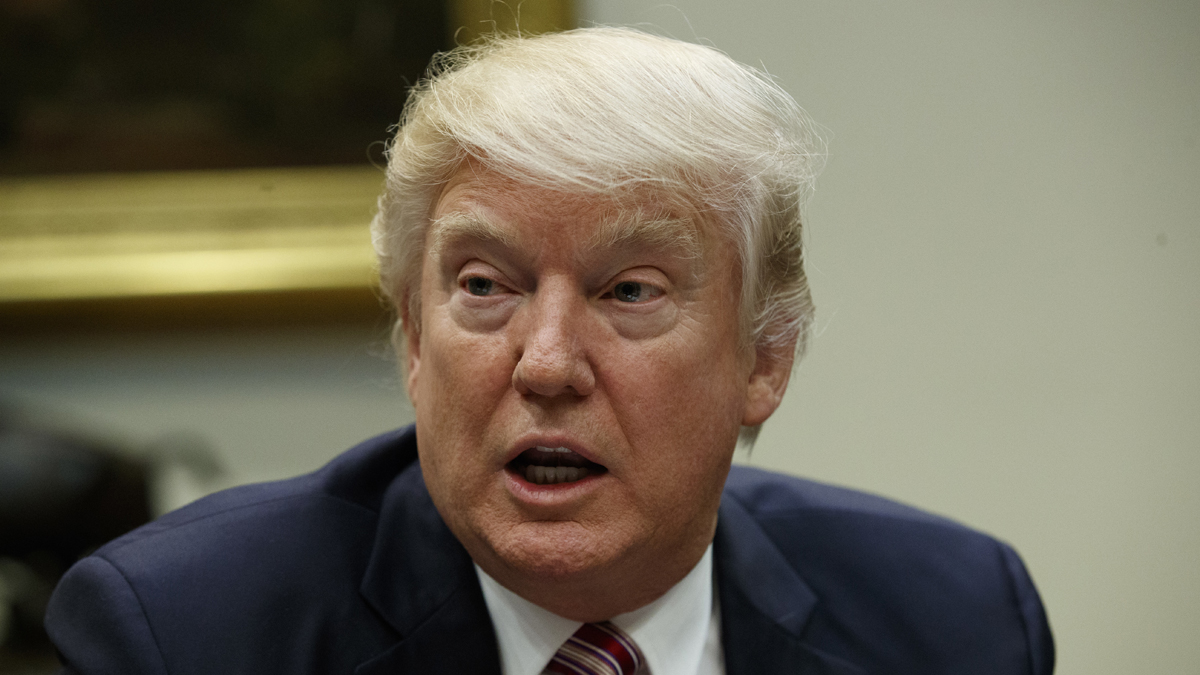  President Donald Trump speaks during a meeting on women in healthcare in the Roosevelt Room of the White House, Wednesday, March 22, 2017, in Washington. (AP Photo/Evan Vucci)   