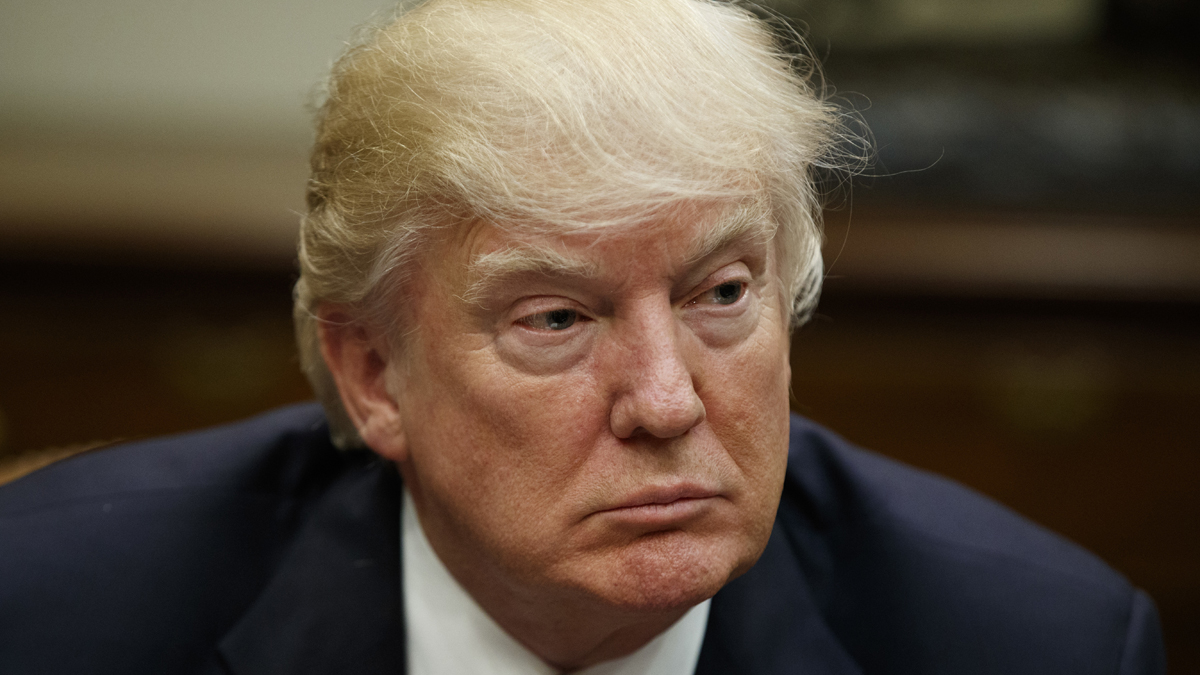  President Donald Trump is shown in the White House on Tuesday, March 28, 2017. (AP Photo/Evan Vucci)   